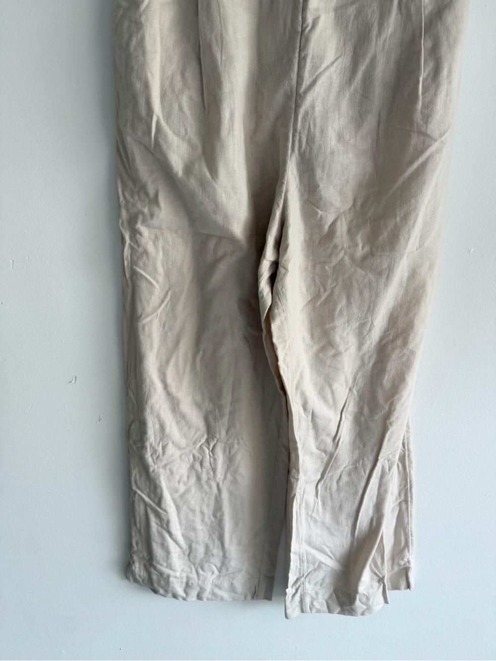 Abercrombie & Fitch Emerson Linen Blend Strapless Jumpsuit Large 8687 - Picture 7 of 11